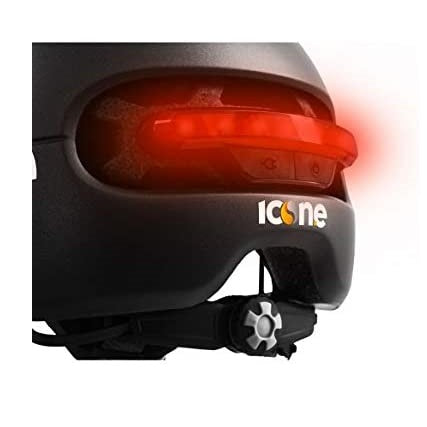 The One Casco Nero Adulto Unisex Protezione Per Bici Con Luce Led Posteriore