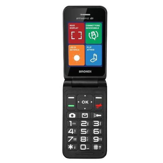 BRONDI INTREPID 4G (BLUE SCURO) TELEFONO CELLULARE CLAMSHELL FOTOCAMERA 2 MP