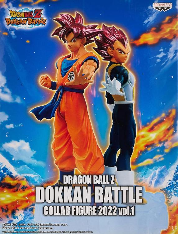 BANPRESTO DRAGON BALL Z DOKKAN BATTLE (GOKU SUPER SAIYAN GOD ROSSO) VOL.1 BANDAI