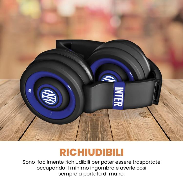 Techmade Cuffie Inter Wireless Bluetooth Microfono Cuffia Pieghevole Smartphone