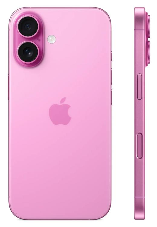 APPLE IPHONE 16 128GB OLED 6.1" PINK ROSA EU MYEA3SX/A - 12MP DUAL ESIM 5G