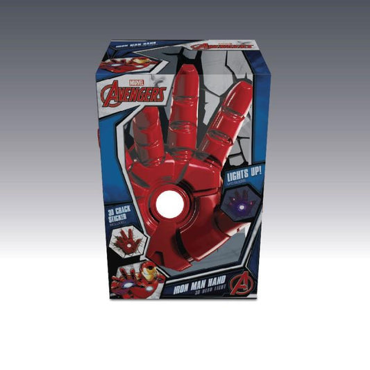 Marvel Lampada A Muro - Mano Iron Man 3D Deco Light Applique Led + Sticker