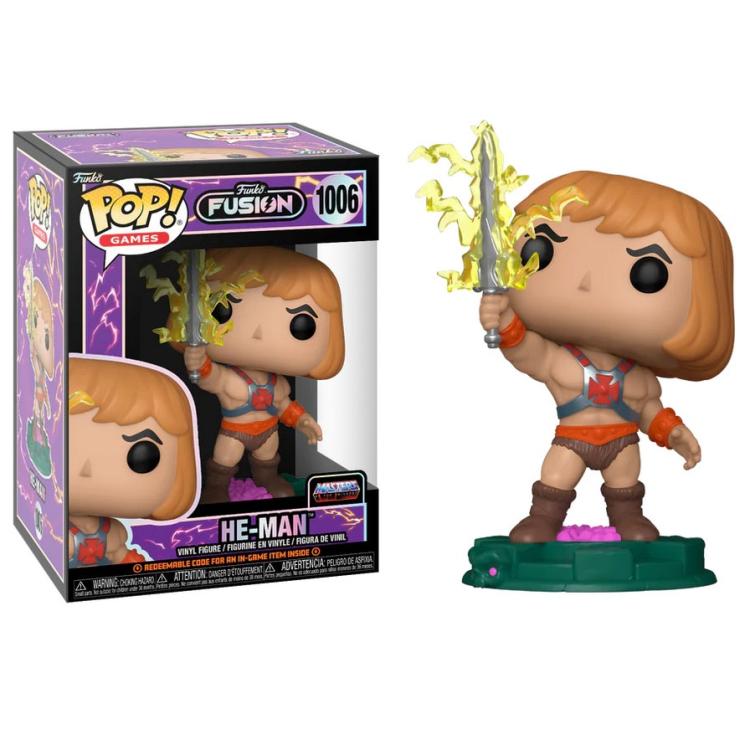 Funko Fusion Pop ! Games Master Of The Universe (1006) He-Man Vinyl Figure 9Cm