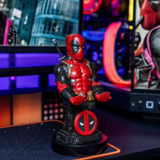 Cable Guys - Marvel Deadpool Statuetta Stand Base Ricarica Smartphone Controller