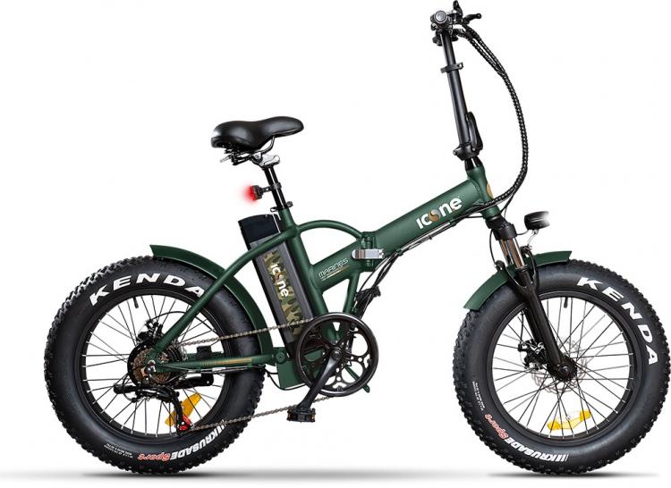 BICICLETTA ELETTRICA FAT-BIKE PIEGHEVOLE A PEDALATA ASSISTITA 20" 250W ICON.E V
