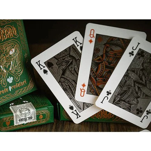 Dal Negro (Prede Predatori) Playing Cards - Mazzo di Carte da Collezione, Poker, Magia e Cardistry