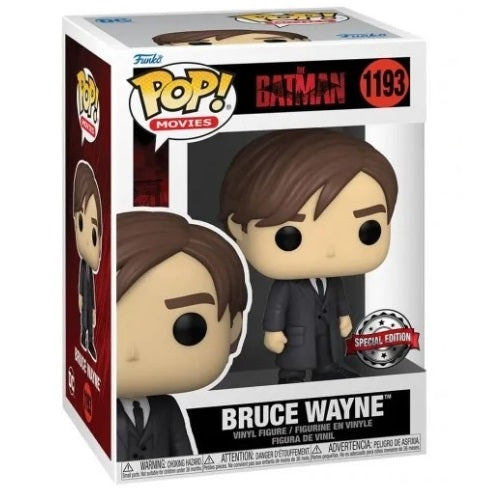 Funko Pop ! Mivies - The Batman (1193) Bruce Wayne Vinyl Figure 9Cm Statuetta