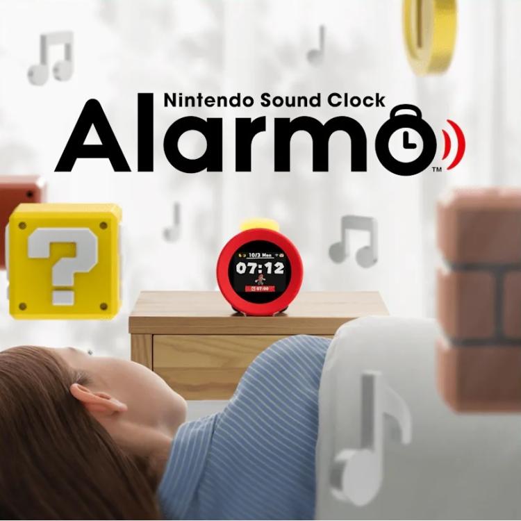 Nintendo Orologio Sonoro Sound Clock Alarmo Sveglia Digitale Nintendo Switch
