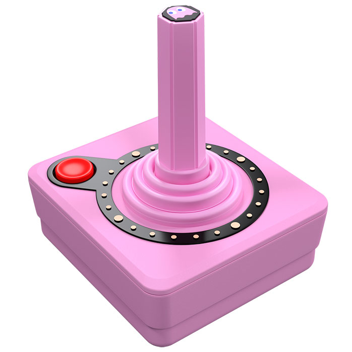 Atari Joystick Pac-Man CX40+ Wireless Pinky Edition per Console 2600+ (Rosa)