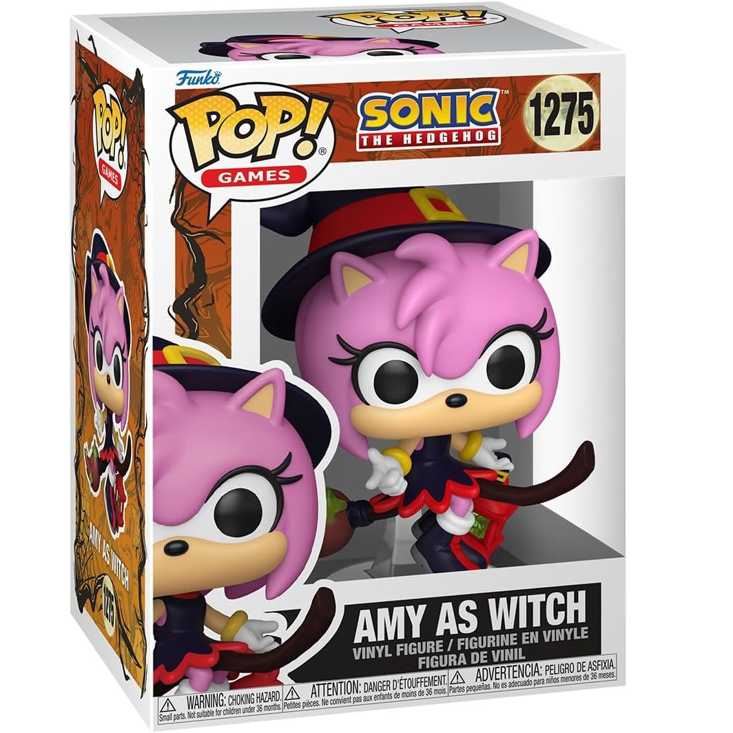 Funko Pop! Games: Sonic The Hedgehog (1275) Amy As Witch - Vinyl Figure 9cm