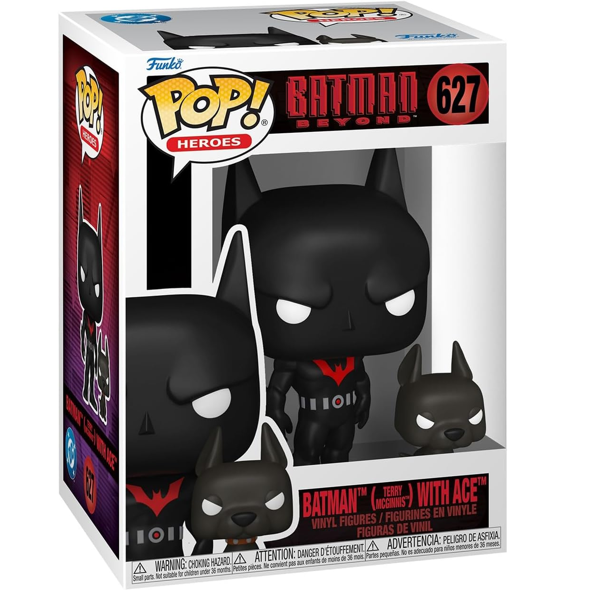 Funko Pop ! Heroes Batman Beyond - (627) Batman (Terry MCG) With Ace Vinyl Figure 9cm