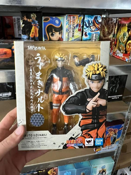 BANDAI SH FIGUARTS : NARUTO SHIPPUDEN (NARUTO UZUMAKI) JINCHUURIKI FIGURE 15CM