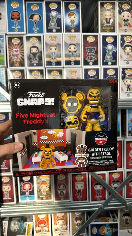 Funko Snaps! Five Nights At Freddy'S (Fnaf) Playset: Golden Freddy With Stage