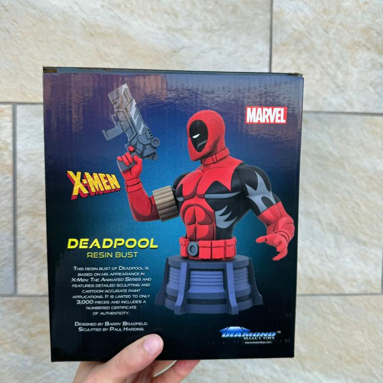 DIAMOND SELECT TOYS X MEN MARVEL ANIMATED - DEADPOOL BUST FIGURE LIMITED EDITION