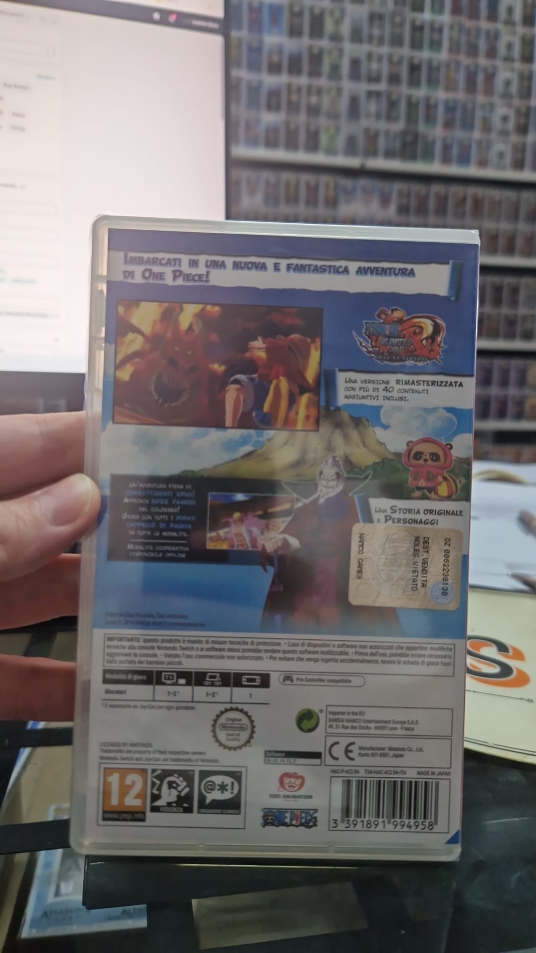 One Piece Unlimited World Red Deluxe - Nintendo Switch Pal Ita Nuovo RARO