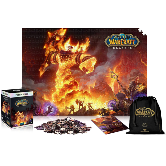 Good Loot Puzzle 1000 Pezzi World Of Warcraft Classic 68x48cm - Include Poster e Borsa