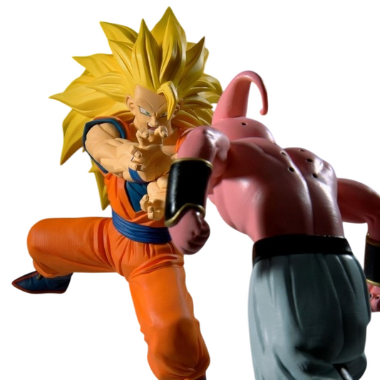 Bandai Banpresto Dragon Ball Z: Goku Super Saiyan 3 Statua Da Collezione - Match Makers Figure 17cm PVC