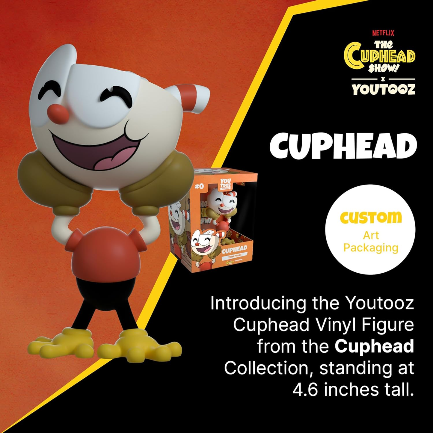 YouTooz Netflix The Cuphead Show! - Cuphead Vinyl Figure 13cm