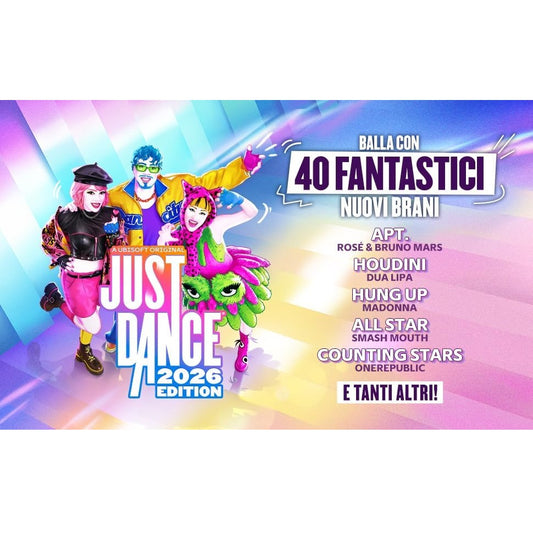 Just Dance 2026 Edition Nintendo Switch Videogioco Nuovo EU ITA (Codice digitale in box)