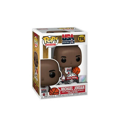 Funko Pop Michael Jordan Special Edition 114 Vinyl Statuetta Basket Nba Team Usa