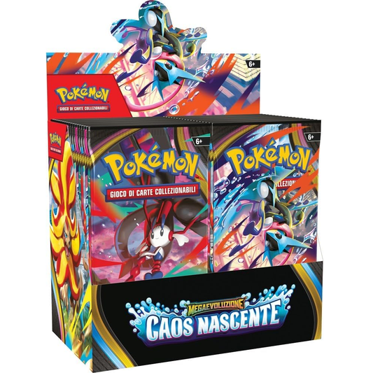 Pokémon: Box Display 36 Buste Megaevoluzione - Caos Nascente GCC (Edizione Italiana)