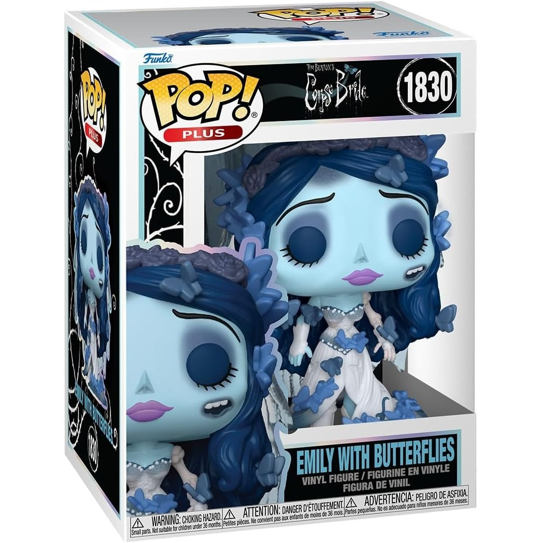 Funko Pop ! Plus The Corpse Bride (1830) Emily W/ Butterflies Sposa Cadavere 9cm
