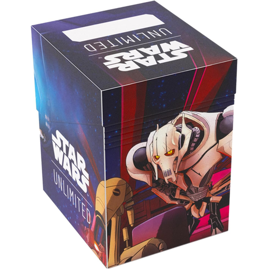 Star Wars Unlimited Soft Crate (Ahsoka Tano/General Grievous) Deck Box Portacarte