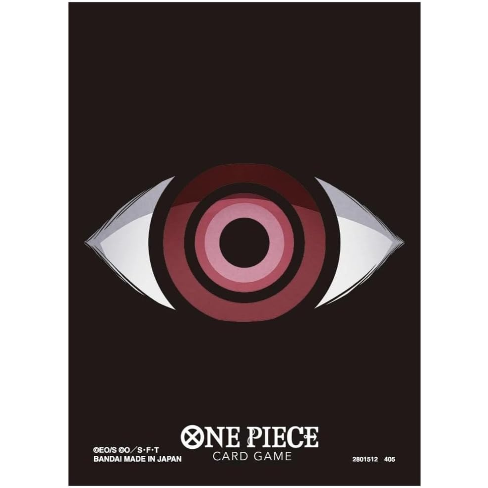 Bandai Namco - Card Game Protector One Piece - 70 Sleeves Nere/Rosse Protezione Carte