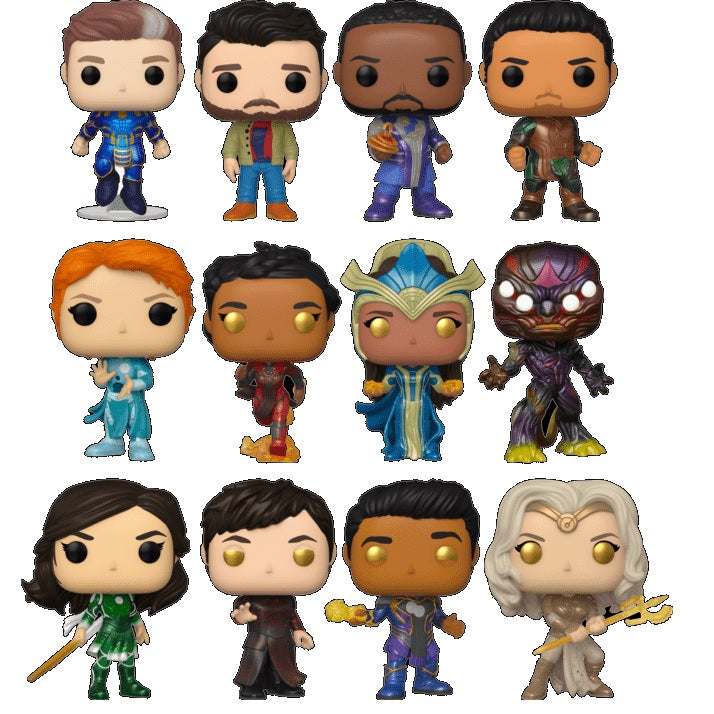 Funko Pop ! Serie Completa Eternals Da 727 A 738 Wawe Figure Collezione Completa