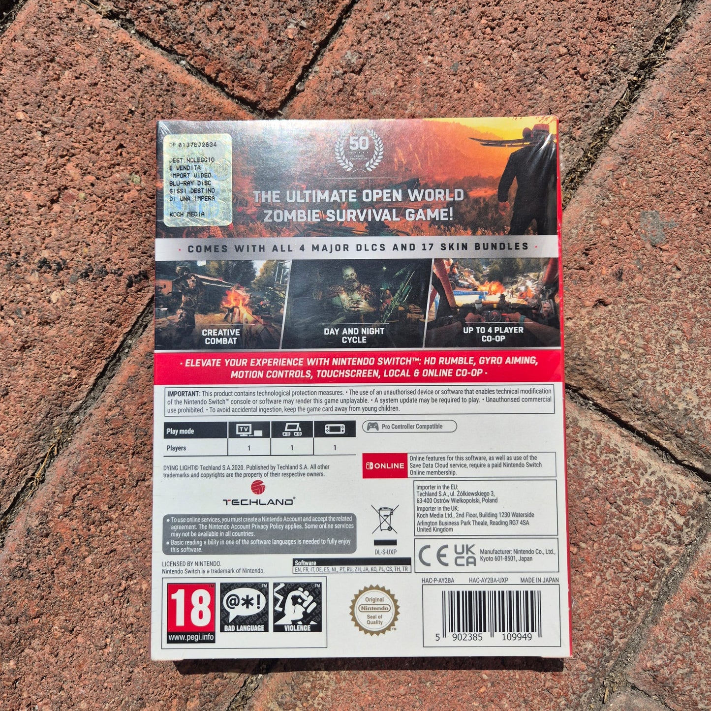 Dying Light (Platinum Edition) Nintendo Switch Videogioco Italiano Gioco Nuovo