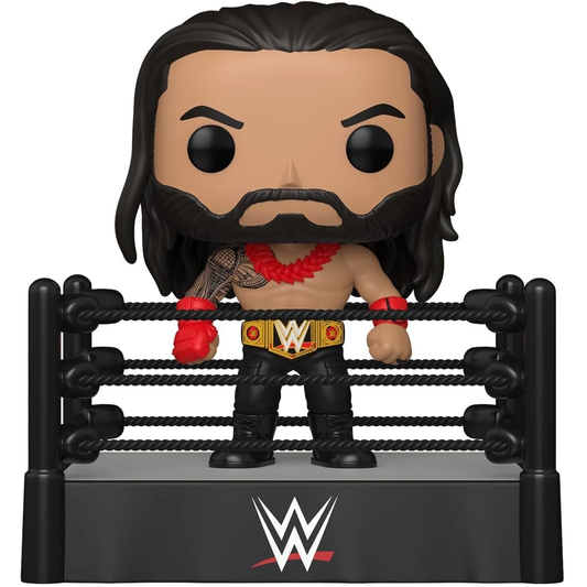 Funko Pop! WWE (201) Roman Reigns in Ring (Championship Belt) Vinyl Figure 15cm