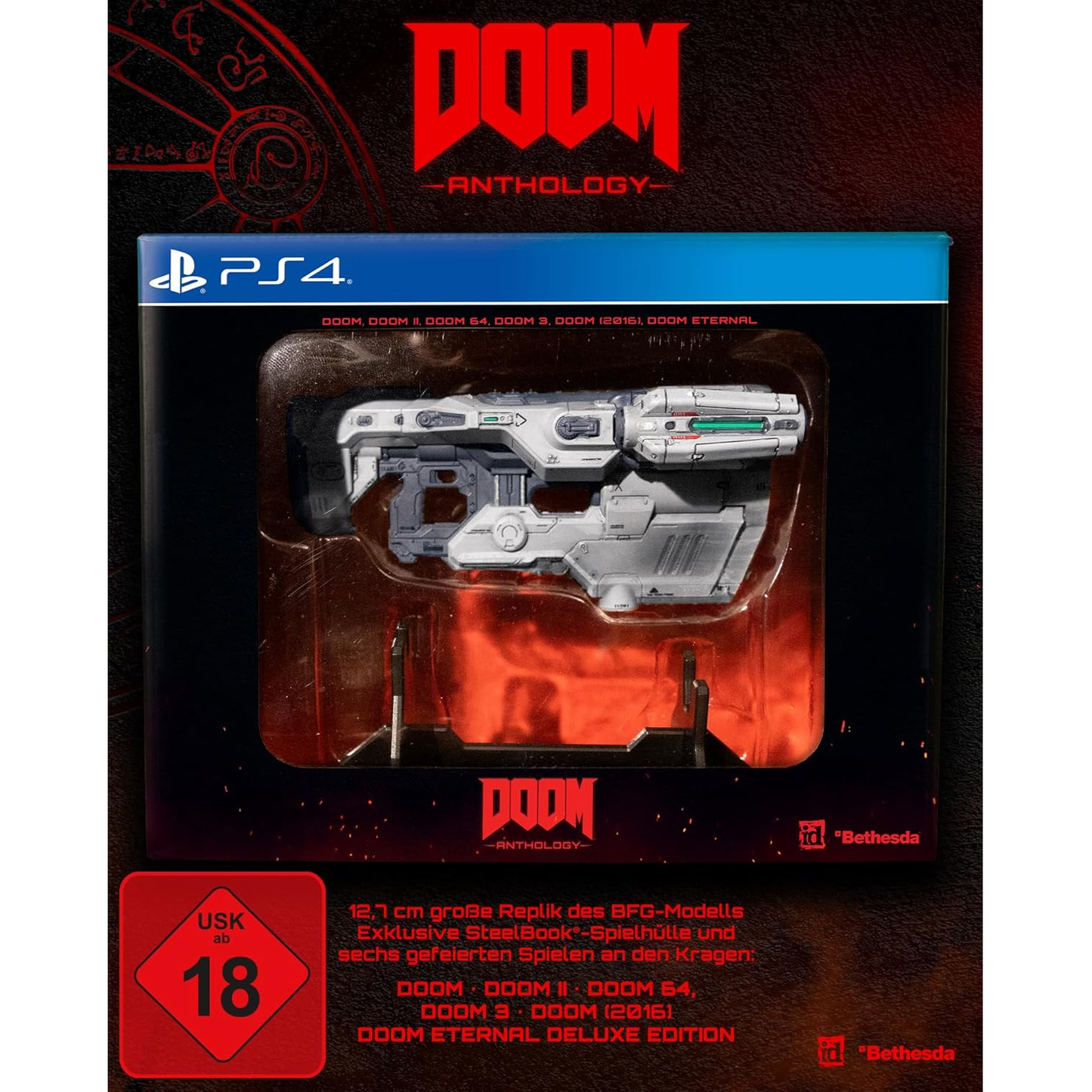 Doom Anthology Collector's Edition PS4 / PS5 Collezione 6 Giochi Multilingua Nuovo Sigillato