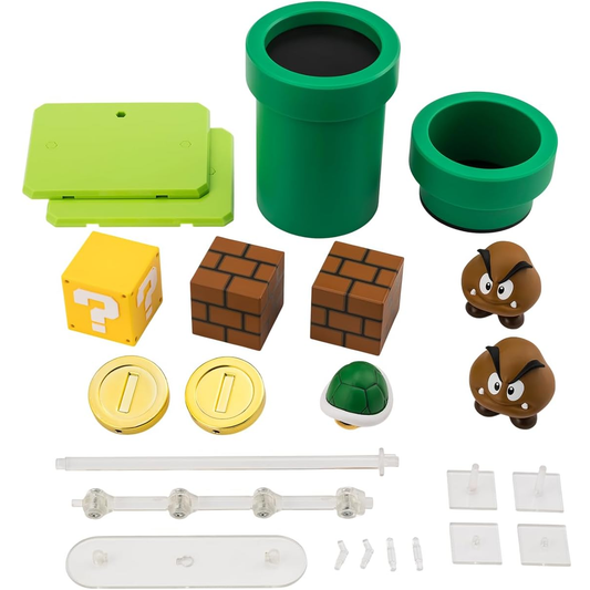 Bandai Namco S.H. Figuarts: Set di gioco Super Mario - Action Figure Tamashi Nations