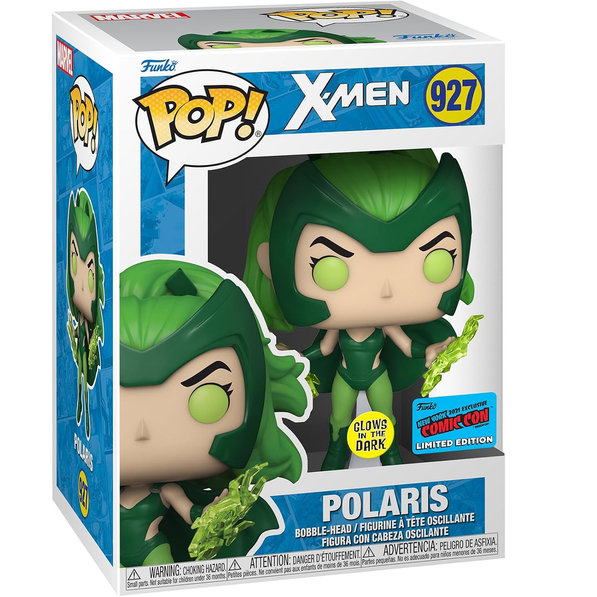 Funko Pop ! Marvel X-Men (927) Polaris Special Edition Vinyl Figure 9Cm
