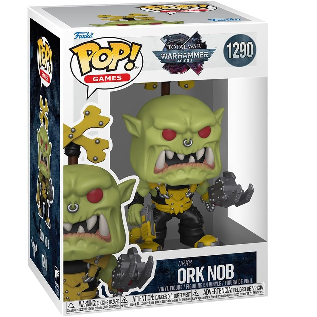 Funko Pop! Games: WarHammer 40.000 - (1290) Ork Nob - Vinyl Figure 9cm