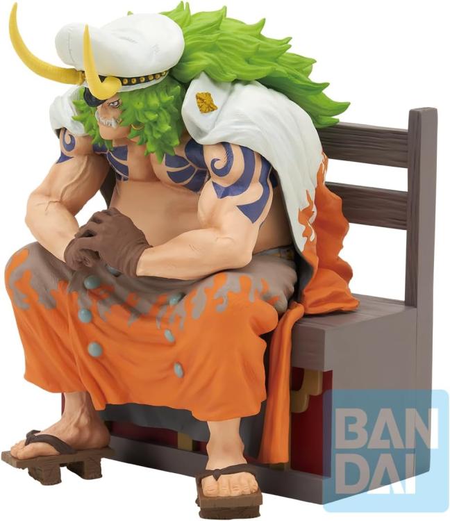 BANDAI ONE PIECE ICHIBANSHO TOBIROPPO SASAKI ACTION FIGURE PVC 12CM STATUETTA
