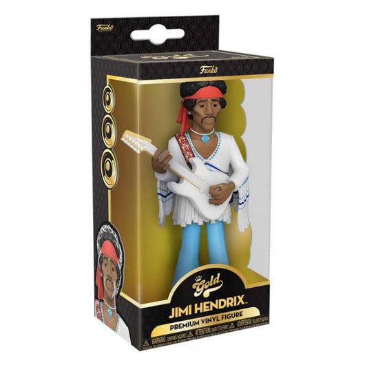 Funko Gold - Jimi Hendrix Premium Vinyl Figure 13Cm Guitar Da Collezione