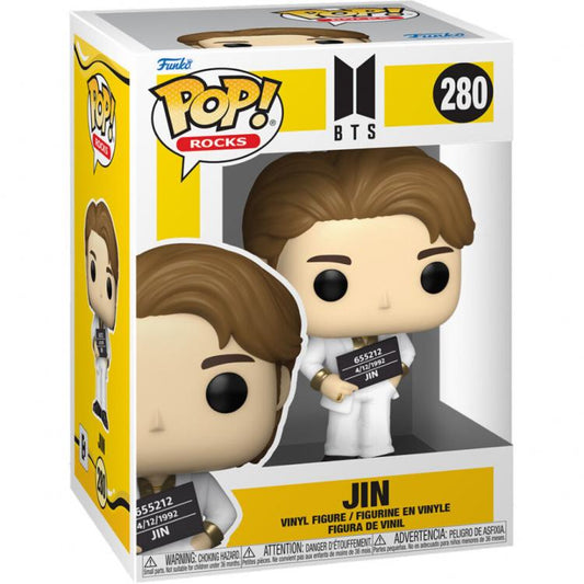Funko Pop ! Rocks Bts Series 3 - Jin (280) Vinyl Figure Boy Band Da Collezione