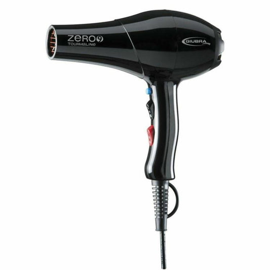 Giubra Phon Asciugacapelli Zero 9 Semi Compact Tourmaline 2000W Nero 2 Velocita