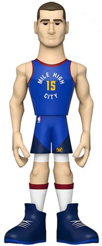 Funko Pop Gold ! Series Two Nba Nuggets- Nikola Jokic Chase Premium Vinyl Figure
