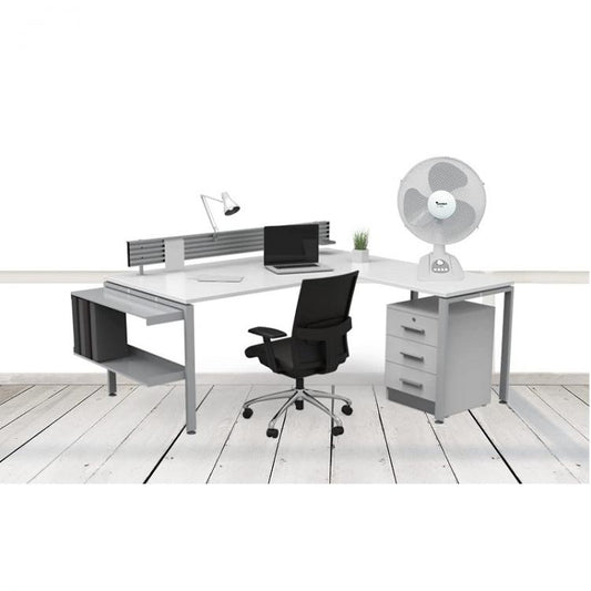 Jordan Ventilatore Da Tavolo Pale Ø 40Cm 45W Regolabile Oscillante Timer Ufficio