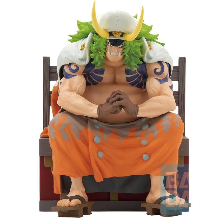 BANDAI ONE PIECE ICHIBANSHO TOBIROPPO SASAKI ACTION FIGURE PVC 12CM STATUETTA