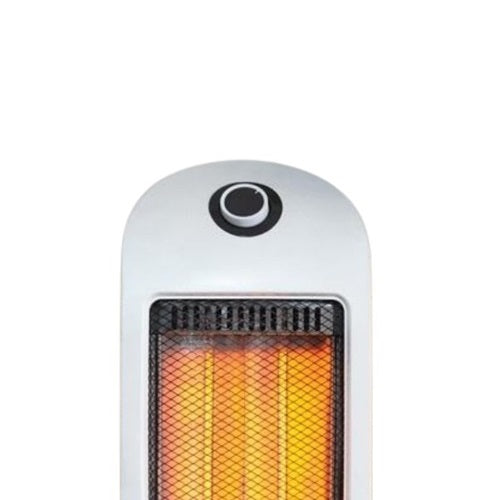 Joyteck Stufa Elettrica Al Carbonio Oscillante Stufetta Alogena 500/1000W Bianca