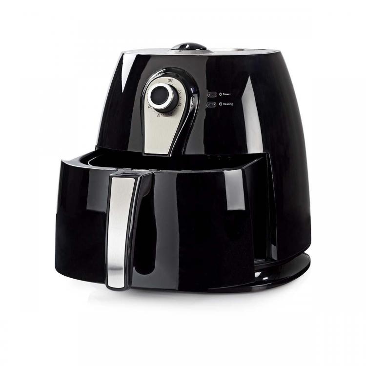 Nedis Friggitrice Ad Aria Calda Senza Olio Forno 3Lt Frigge Cuoce Arrosto 1400W