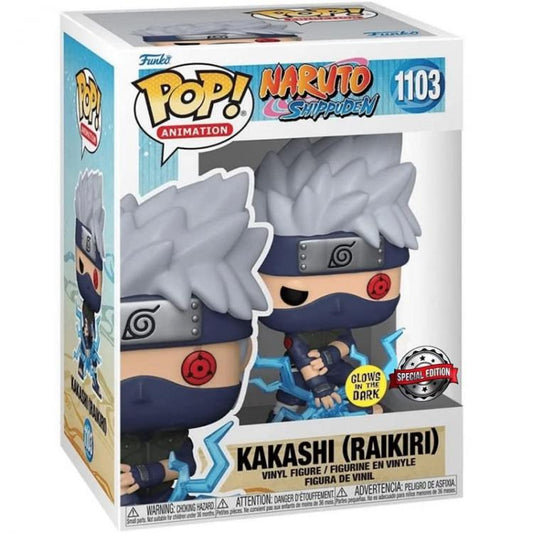Funko Pop Animation Naruto Shippuden - Kakashi Raikiri 1103 Glow Special Edition