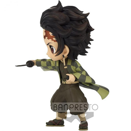 BANPRESTO Q POSKET DEMON SLAYER TANJIRO KAMADO 3 (B) STATUA FIGURE PVC 14 CM