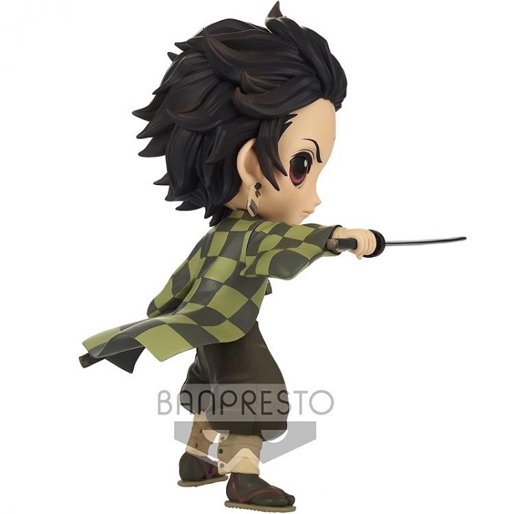 BANPRESTO Q POSKET DEMON SLAYER TANJIRO KAMADO 3 (B) STATUA FIGURE PVC 14 CM