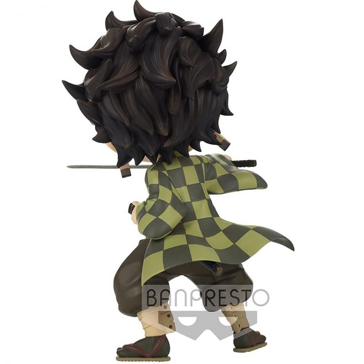 BANPRESTO Q POSKET DEMON SLAYER TANJIRO KAMADO 3 (B) STATUA FIGURE PVC 14 CM