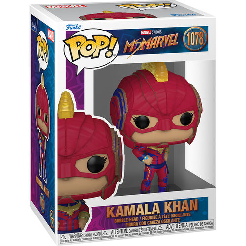 Funko Pop ! Ms Marvel Studios - Kamala Khan (1078) Girl Vinyl Figure Disney Plus