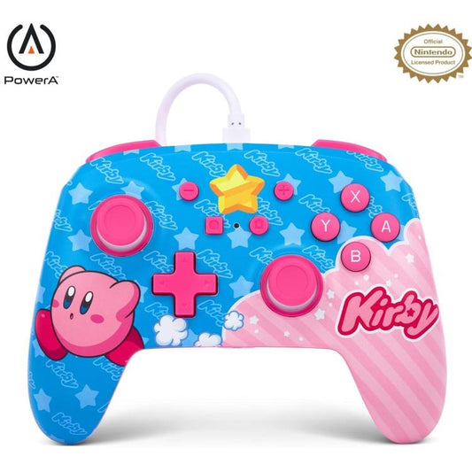 Powera Enanched Wired Controller Cablato Programm. Nintendo Switch (Kirby Star)